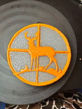 Deer in crosshairs