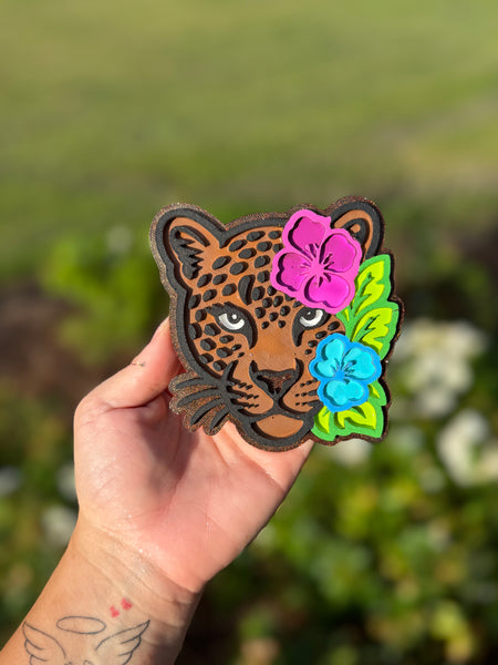 FLORAL LEOPARD